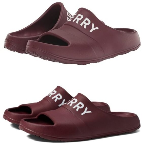 Sperry Men's float Zero Water Absorption Slide Sandals BURGUNDY 🆕NWT🏃♀️💨⚡🚚 - Picture 13 of 16